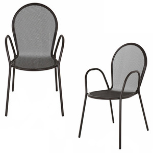 [CGP-009] 야외용 철제 암체어 의자