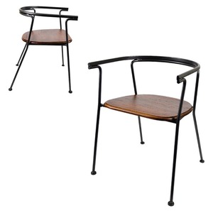 [CDW-003] 철제 카페 빈티지 암체어 의자