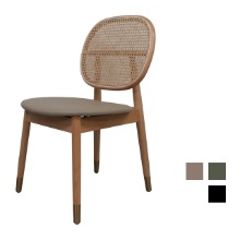 [CIM-090] 원목 라탄 카페 의자